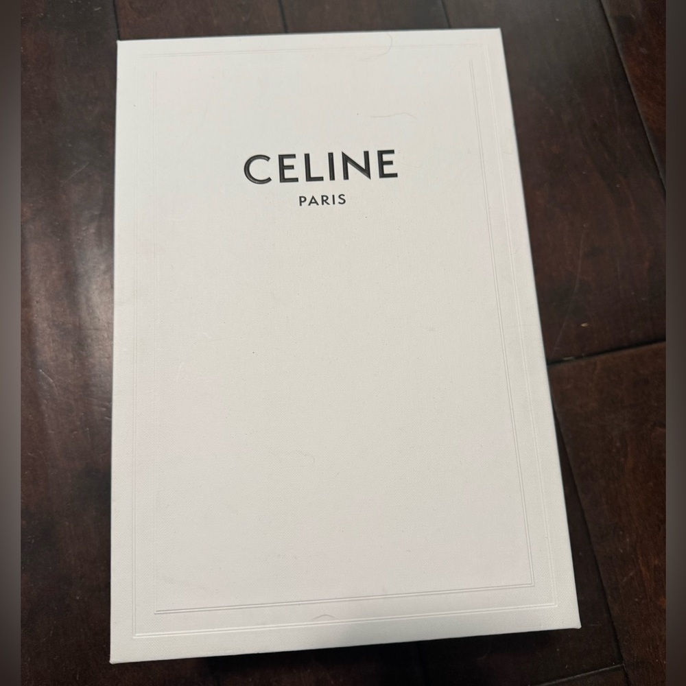 Celine Black Triomphe Loafers - Picture 2 of 9